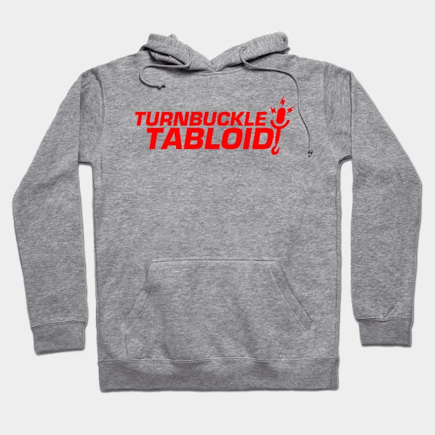 TBT Red Logo Hoodie by TurnbuckleTabloid